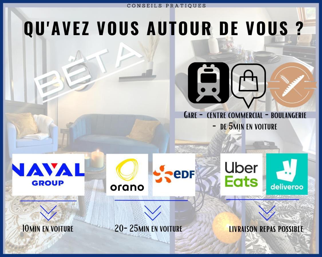 # Beta # Netflix & Wifi Apartman Cherbourg-en-Cotentin Kültér fotó